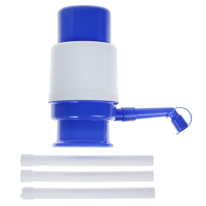 Помпа для воды LESOTO Mini, механическая, под бутыль от 11 до 19 л, голубая - фото 3 - id-p222335314