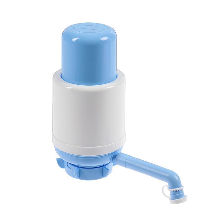 Помпа для воды Luazon Norma, механическая, большая, под бутыль от 11 до 19 л, голубая - фото 2 - id-p222335322
