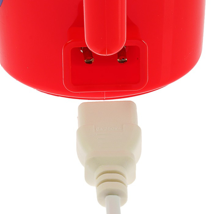 Чайник электрический "Капелька", пластик, 0.5 л, 600 Вт, красный - фото 3 - id-p222335324