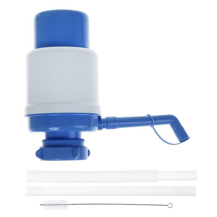 Помпа для воды LESOTO Ideal, механическая, под бутыль от 11 до 19 л, голубая - фото 3 - id-p222335326