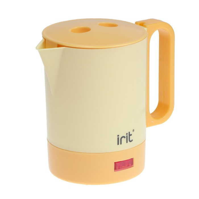 Чайник электрический Irit IR-1603, пластик, 0.5 л, 400 Вт, оранжевый - фото 1 - id-p222335343