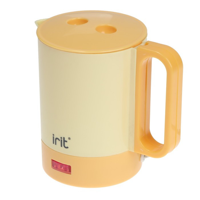 Чайник электрический Irit IR-1603, пластик, 0.5 л, 400 Вт, оранжевый - фото 2 - id-p222335343