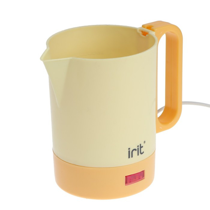 Чайник электрический Irit IR-1603, пластик, 0.5 л, 400 Вт, оранжевый - фото 5 - id-p222335343