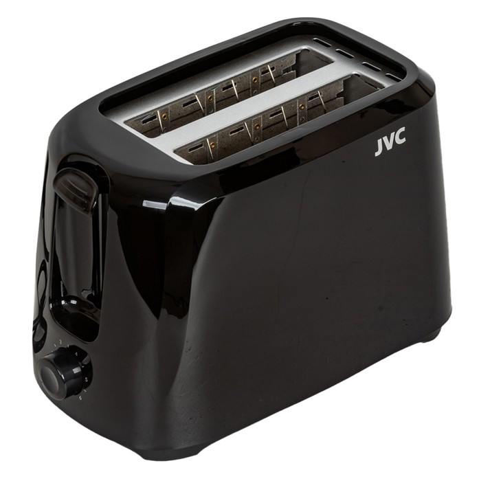 Тостер jvc JK-TS623, 700 Вт, 6 режимов прожарки, 2 тоста, чёрный - фото 1 - id-p222335709