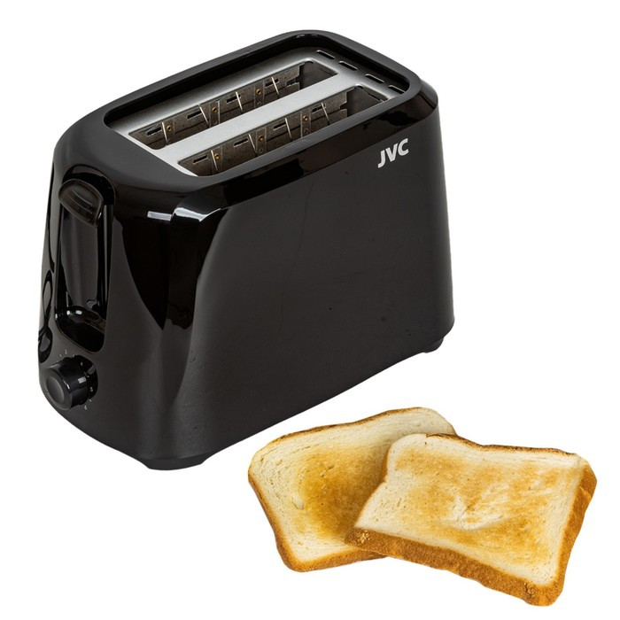Тостер jvc JK-TS623, 700 Вт, 6 режимов прожарки, 2 тоста, чёрный - фото 3 - id-p222335709
