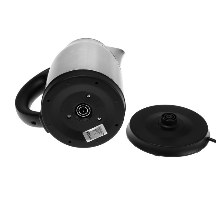 Чайник электрический Luazon LSK-1803, металл, 1.8 л, 1800 Вт, серебристо-чёрный - фото 8 - id-p222335348