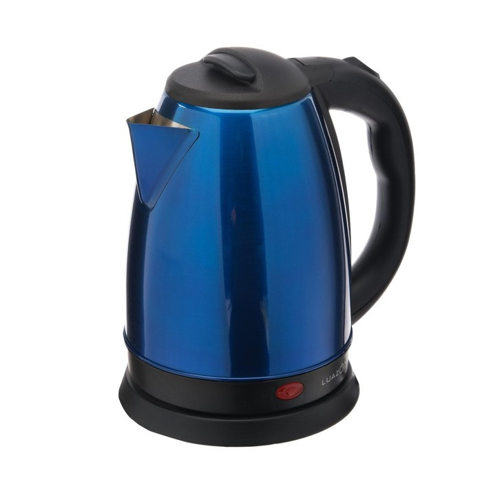 Чайник электрический Luazon LSK-1804, металл, 1.8 л, 1500 Вт, синий - фото 2 - id-p222335350