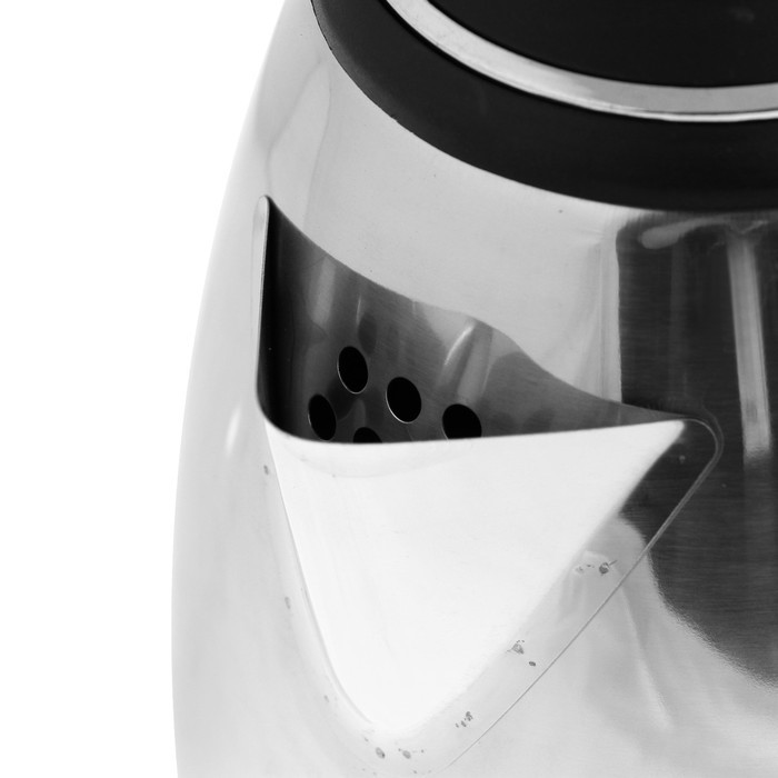 Чайник электрический GOODHELPER KS-18B03, металл, 1.8 л, 1500 Вт, серо-чёрный - фото 4 - id-p222335357