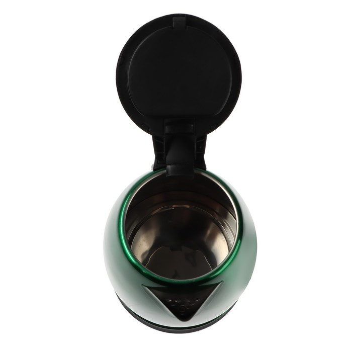 Чайник электрический МАТРЁНА MA-002, металл, 1.8 л, 1500 Вт, зелёно-чёрный - фото 5 - id-p222335361