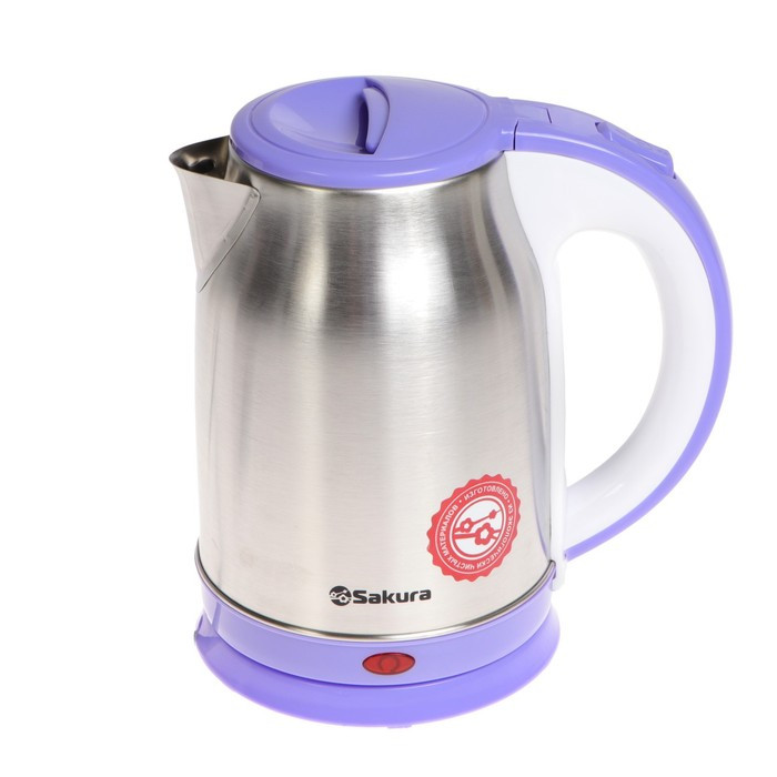 Чайник электрический Sakura SA-2147P, 1.8 л, 1800 Вт, пурпурный - фото 1 - id-p222335374