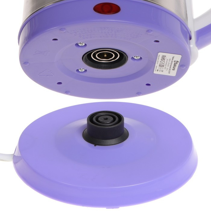 Чайник электрический Sakura SA-2147P, 1.8 л, 1800 Вт, пурпурный - фото 7 - id-p222335374