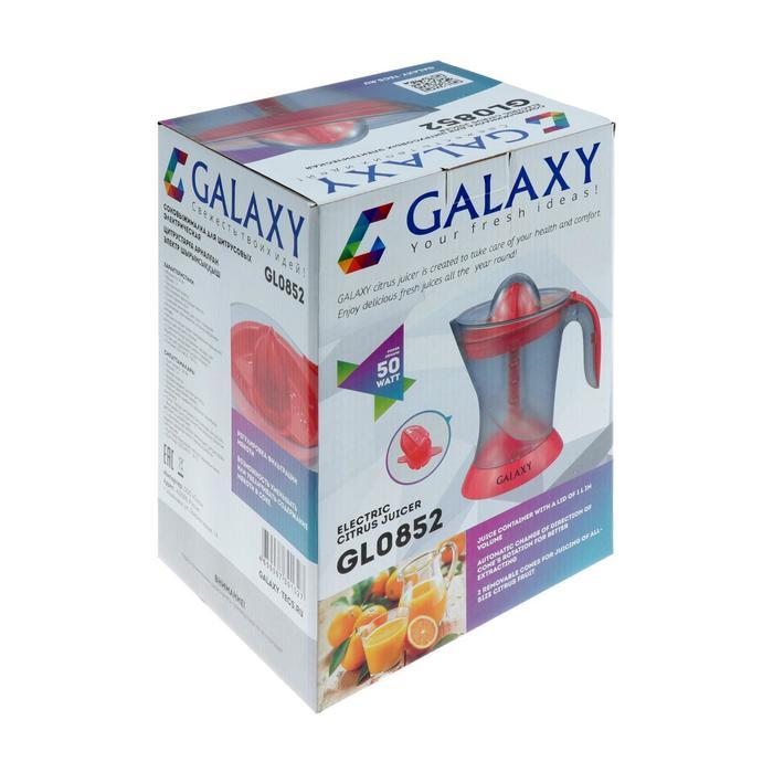 Соковыжималка Galaxy GL 0852, для цитрусовых, 50 Вт, 1 л, красная - фото 6 - id-p222335376