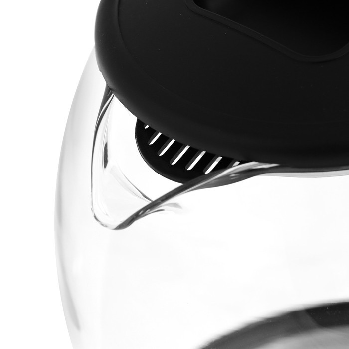 Чайник электрический GOODHELPER KG-18B10, стекло, 1.8 л, 1500 Вт, чёрный - фото 4 - id-p222335383