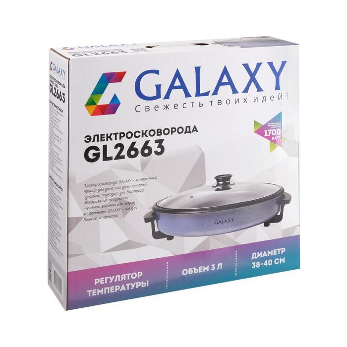 Сковорода электрическая Galaxy GL 2663, 1700 Вт, d=38 см, глубина 4 см, объём 3 л - фото 8 - id-p222335760