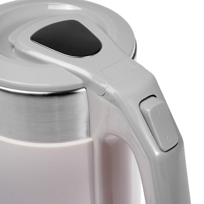 Чайник электрический HOMESTAR HS-1019, пластик, колба металл, 1.8 л, 1500 Вт, розовый - фото 4 - id-p222335408