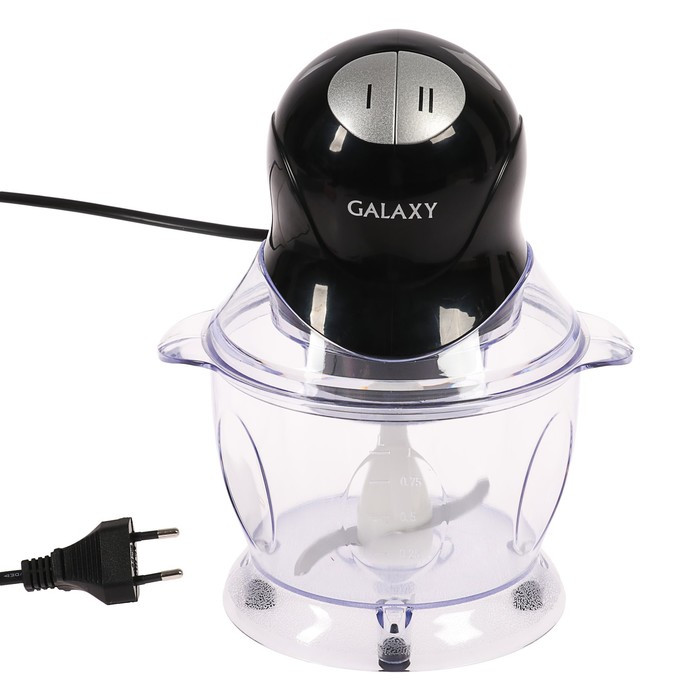 Измельчитель Galaxy GL 2351, пластик, 400 Вт, 1 л, чёрный - фото 1 - id-p222335984
