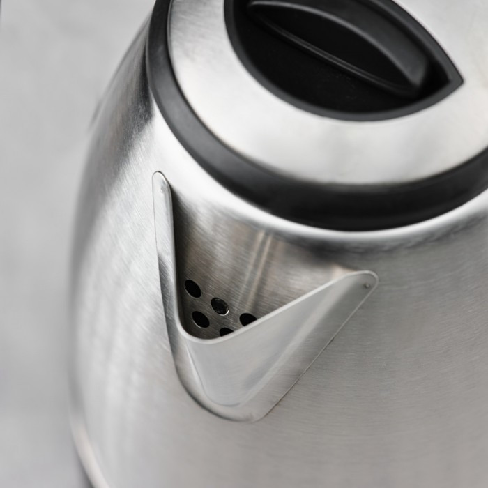 Чайник электрический Scarlett SC-EK21S24, металл, 2 л, 1800 Вт, серебристо-чёрный - фото 7 - id-p222335433