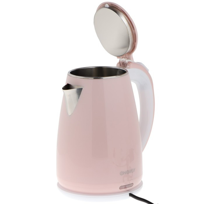Чайник электрический ENERGY E-261, металл, 1.8 л, 2200 Вт, розовый - фото 6 - id-p222335440