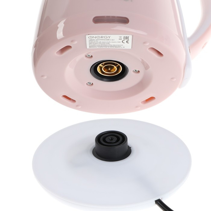 Чайник электрический ENERGY E-261, металл, 1.8 л, 2200 Вт, розовый - фото 7 - id-p222335440