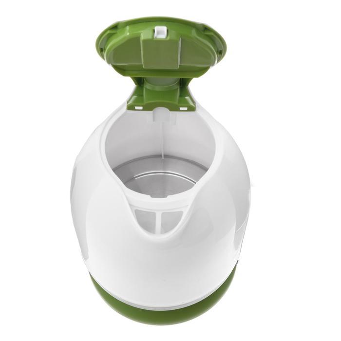 Чайник электрический ENERGY E-293, пластик, 1.7 л, 2200 Вт, бело-зеленый - фото 4 - id-p222335446