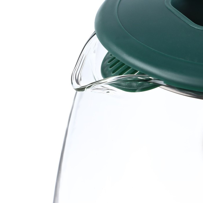 Чайник электрический "Чудесница" ЭЧ-2040, пластик, колба металл, 2 л, 1500 Вт, зелёный - фото 4 - id-p222335460