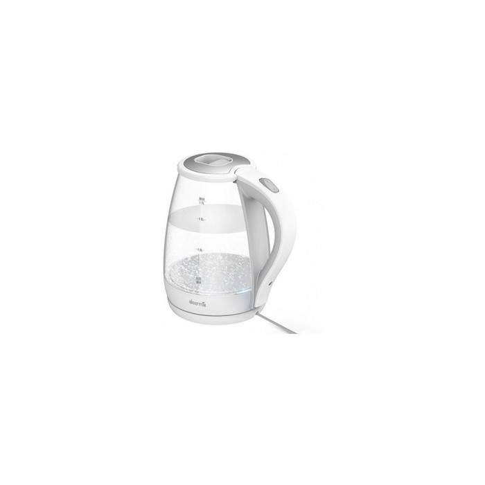 Чайник электрический DEERMA DEM-SH30W, стекло, 1.7 л, 2200 Вт, белый - фото 4 - id-p222335463