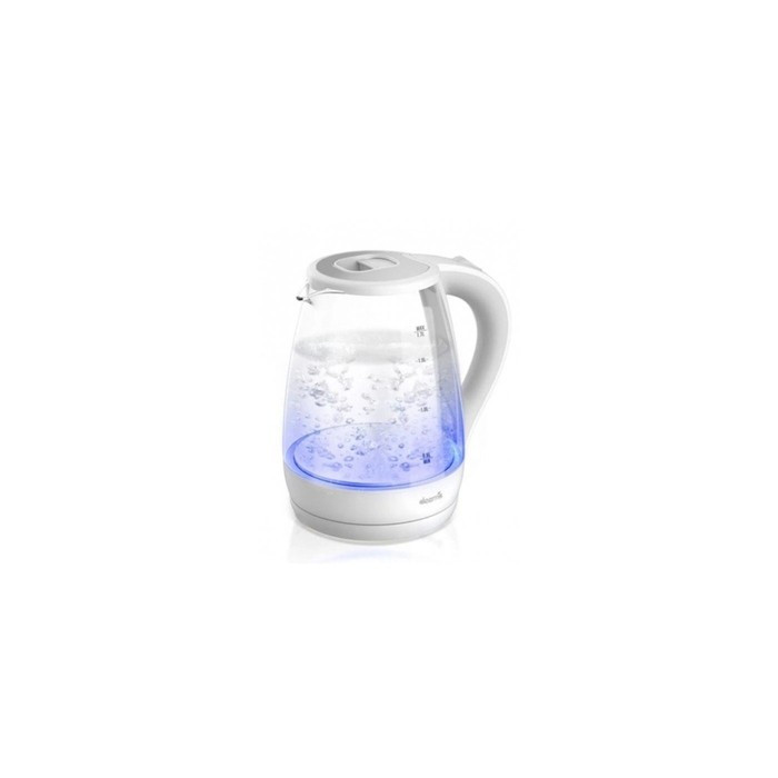 Чайник электрический DEERMA DEM-SH30W, стекло, 1.7 л, 2200 Вт, белый - фото 7 - id-p222335463