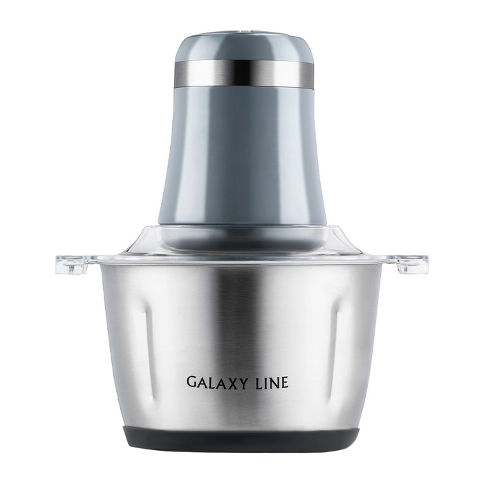 Измельчитель Galaxy GL 2367, металл, 600 Вт, 1.8 л, 2 скорости, серебристо-голубой - фото 1 - id-p222336011