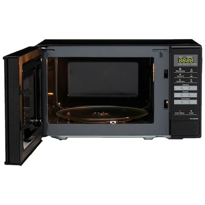 Микроволновая печь Panasonic NN-SB26MBZPE, 20 л, 800 Вт, чёрная - фото 2 - id-p222335888