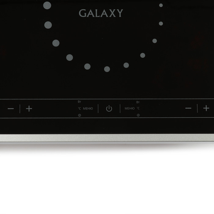 Плитка индукционная Galaxy GL 3056, 2900 Вт, 2 конфорки, чёрно-серебристая - фото 3 - id-p222335892