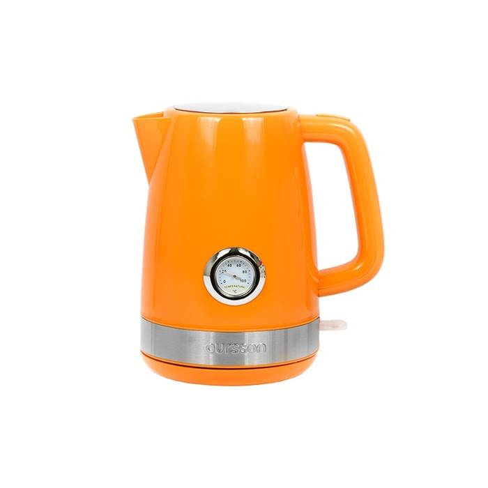 Чайник электрический Oursson EK1716P/OR, пластик, 1.7 л, 2200 Вт, оранжевый - фото 2 - id-p222335514
