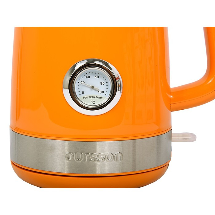Чайник электрический Oursson EK1716P/OR, пластик, 1.7 л, 2200 Вт, оранжевый - фото 4 - id-p222335514