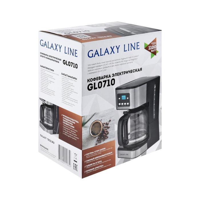 Кофеварка Galaxy LINE GL 0710, капельная, 1100 Вт, 1.8 л, черная - фото 7 - id-p222335540