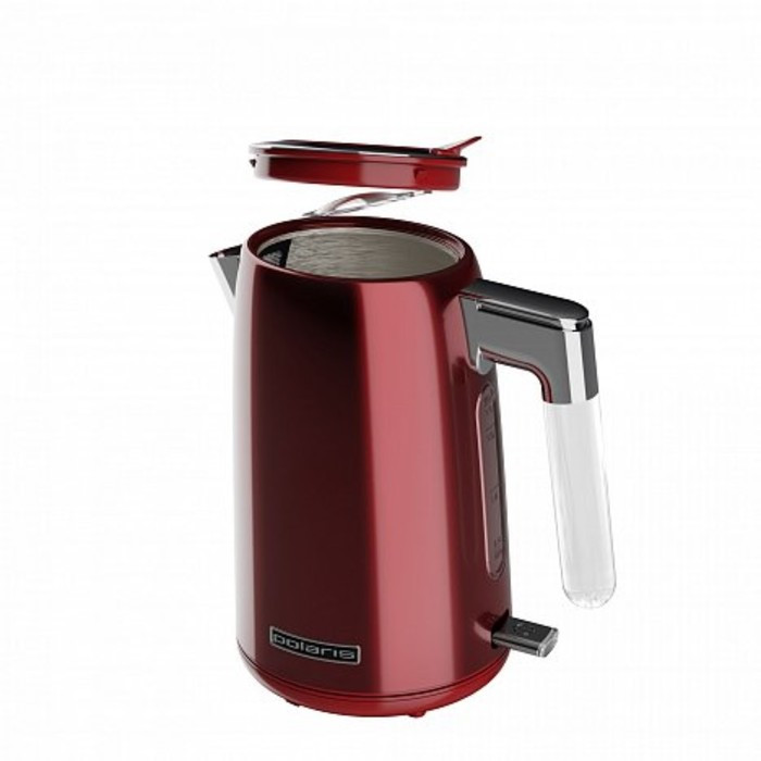 Чайник электрический Polaris 1746CA, металл, 1.7 л, 2200 Вт, красный - фото 4 - id-p222335556