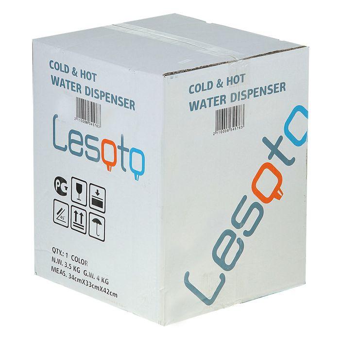 Кулер для воды LESOTO 36 TD, с охлаждением, 500 Вт, цвет серебро - фото 7 - id-p222335598