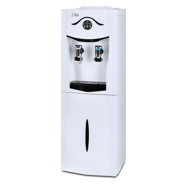 Кулер для воды с холодильником Ecotronic K21-LF, нагрев и охлаждение,500/120 Вт, бело-чёрный - фото 10 - id-p222335633