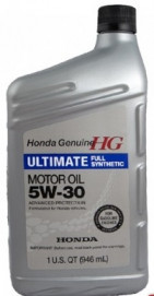 Моторное масло Honda 5W-30 Ultimate Full Synthetic 0,946мл (87989139) - фото 1 - id-p222334308