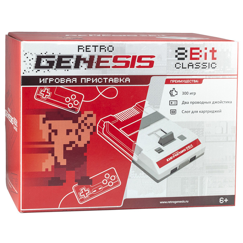 Игровая приставка Retro Genesis 8 Bit Classic 300 игр - фото 1 - id-p222336373
