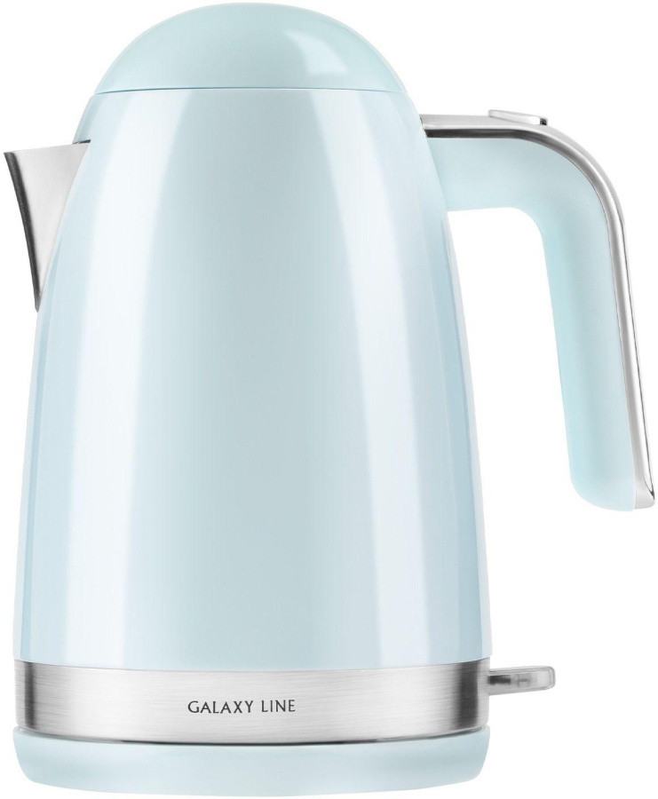 Чайник электрический Galaxy Line GL 0332 1.7л. 2200Вт голубой (корпус: нержавеющая сталь/пластик) - фото 1 - id-p218807950
