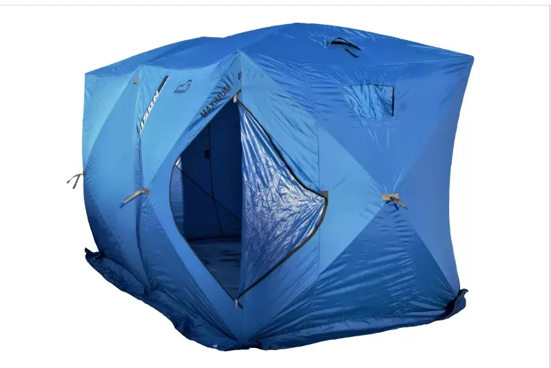 Зимняя палатка Bison Maximum (200*400*210),синяя, арт. 445675 - фото 1 - id-p222337109