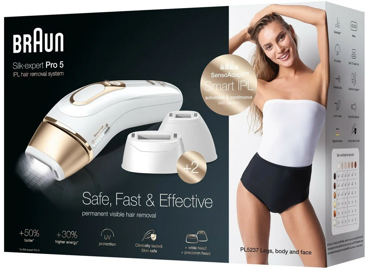 Фотоэпилятор Braun IPL Silk-Expert Pro 5 PL5243 - фото 5 - id-p222339794