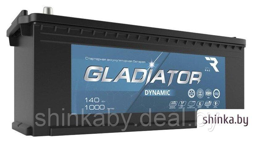 Автомобильный аккумулятор Gladiator Dynamic 6СТ-140L(4) (140 А·ч) - фото 1 - id-p222339817