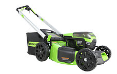 Аккумуляторная газонокосилка самоход Greenworks GD60LM51SP 60В DigiPro, фото 2