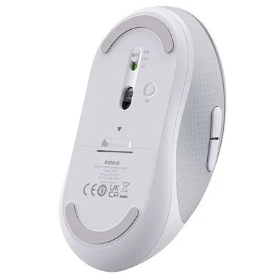 Компьютерная мышь Baseus F02 Ergonomic Wireless Mouse (B01055505211-00) белый - фото 3 - id-p222340369