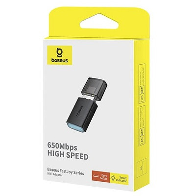 Адаптер Baseus FastJoy Series WiFi Adapter 650Mbps (B01317600111-04) - фото 7 - id-p222340372