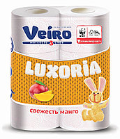 Бумага туалетная VEIRO Luxoria Aroma, 3-сл., 6 шт/уп, белая, арт. 5C36