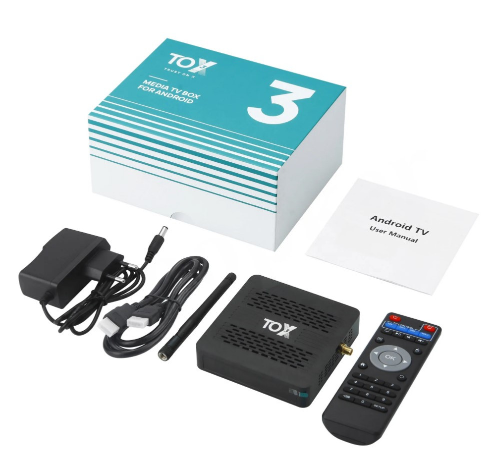 Смарт ТВ приставка TOX3 2 ревизия S905X4 4G + 32G TV Box андроид - фото 6 - id-p204075776