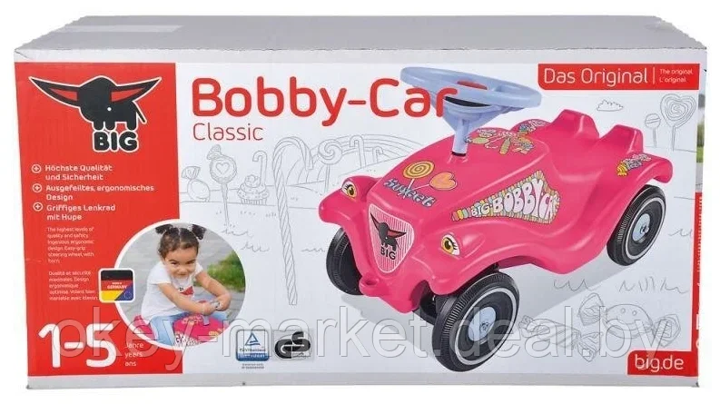 Каталка Толокар Бибикар BIG Bobby Car Classic Candy 56129 - фото 10 - id-p222343832