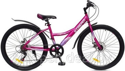 Велосипед Stream Travel 24 (2024) розовый - фото 2 - id-p222344136