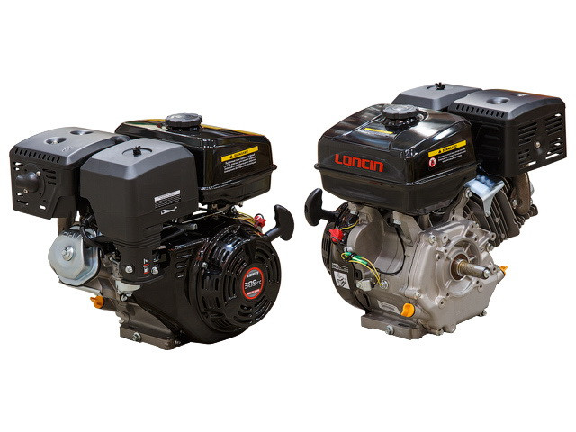 LONCIN Двигатель бензиновый LONCIN G390F (Макс. мощность: 13 л.с, Цилиндр. вал д.25 мм.) - фото 1 - id-p222345336